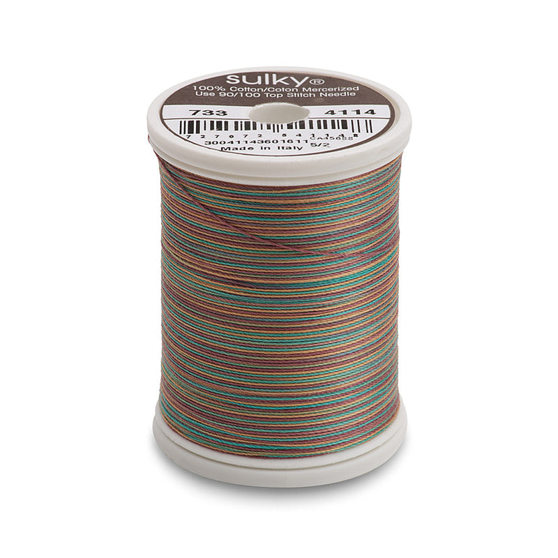 Sulky Blendables 30 wt. 2-ply 500 yd. spool - 4114 Cottage Charm
