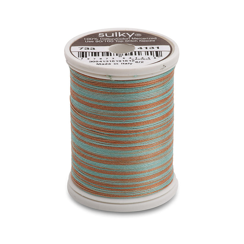 Sulky Blendables 30 wt. 2-ply 500 yd. spool - 4131 Chocolate Mint