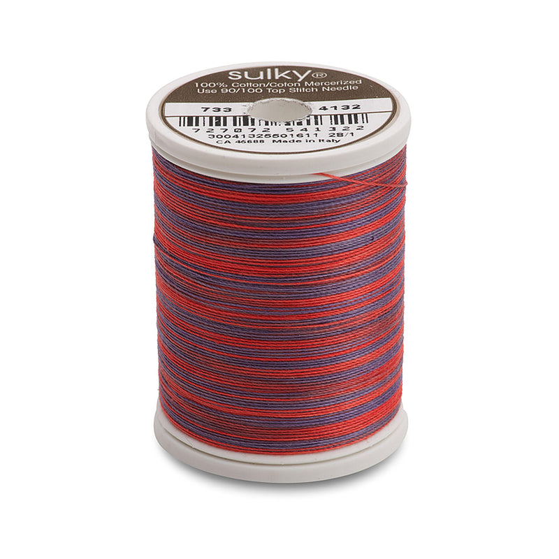 Sulky Blendables 30 wt. 2-ply 500 yd. spool - 4132 Hot Ladies
