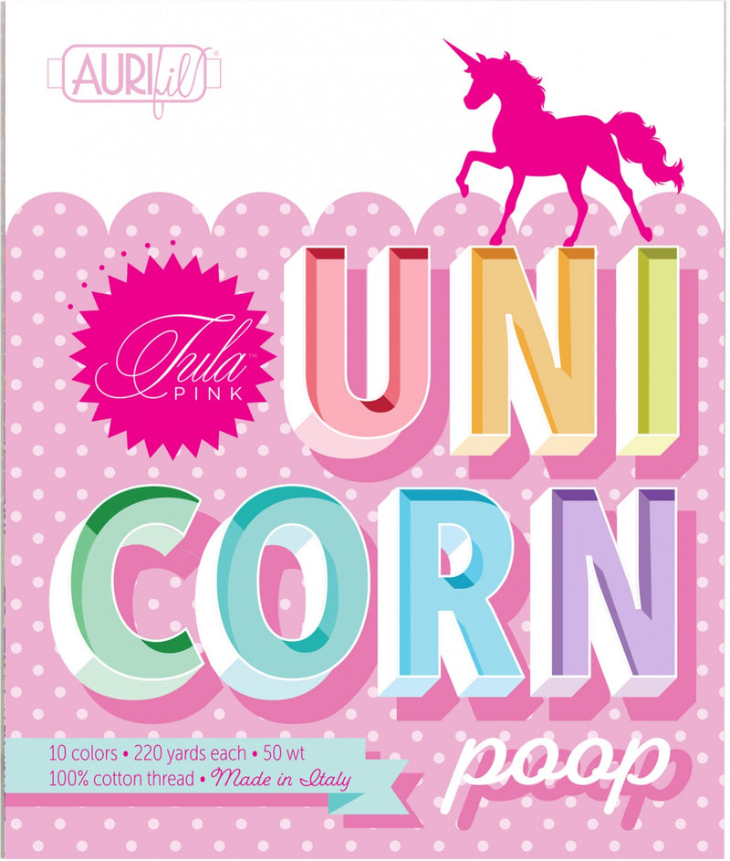 Tula Pink Unicorn Poop Thread Collection