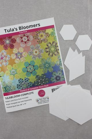 Tula's Bloomers Complete Paper Piece Pack with Acrylic Templates