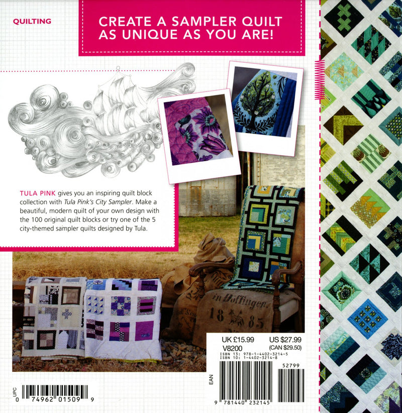 Tula Pink's City Sampler - 100 Modern Quilt Blocks