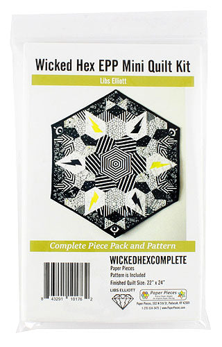 Wicked Hex EPP Mini Quilt Kit