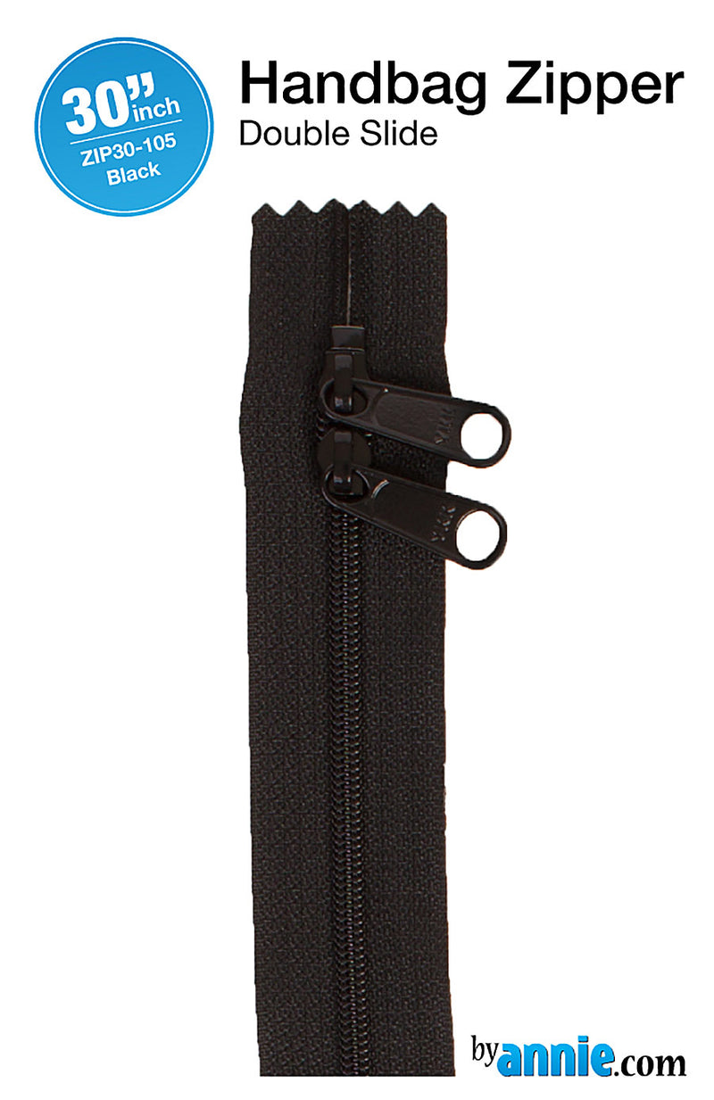 30 Inch Double Slide Nylon Coil Zipper