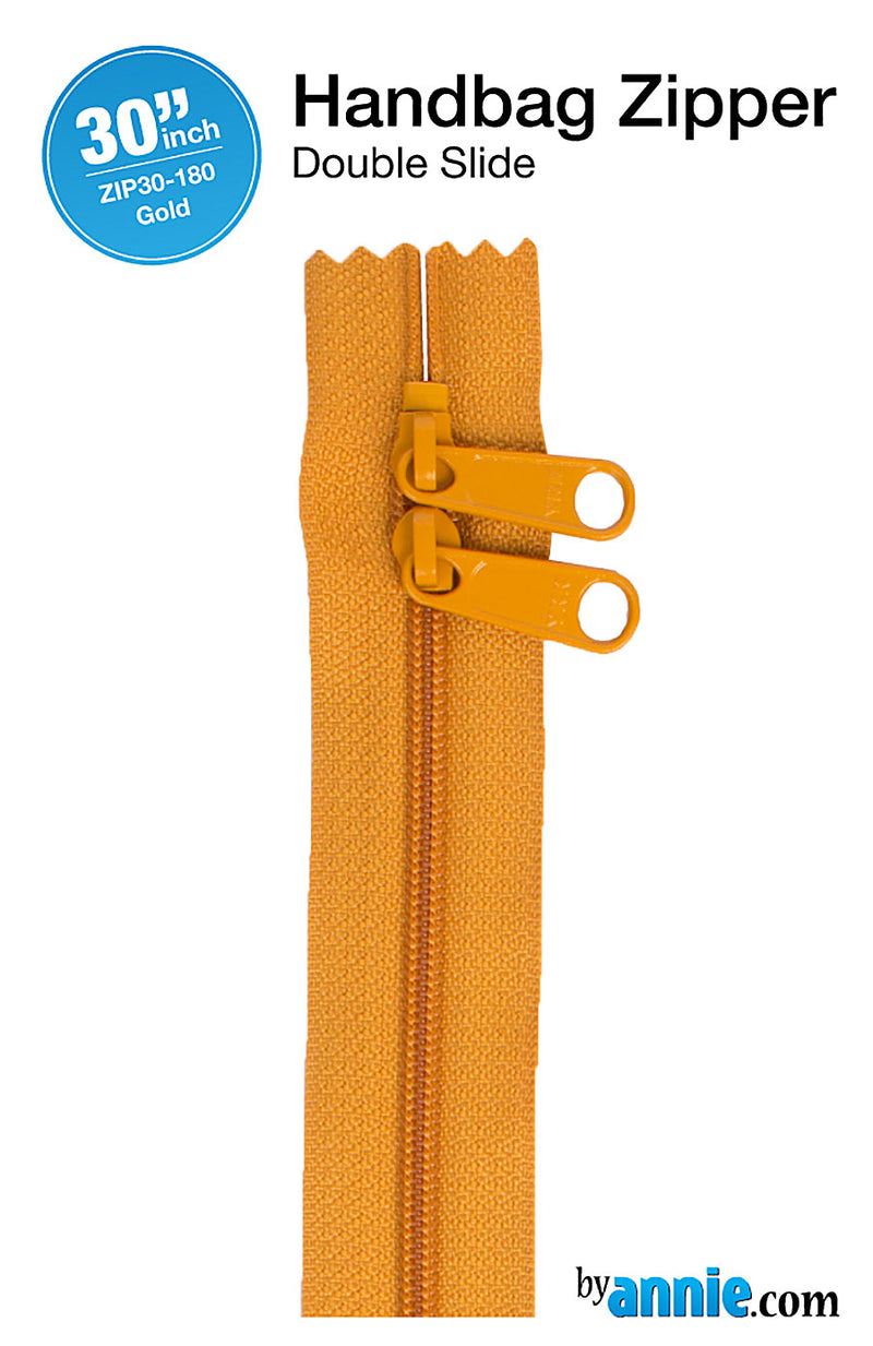 30 Inch Double Slide Nylon Coil Zipper