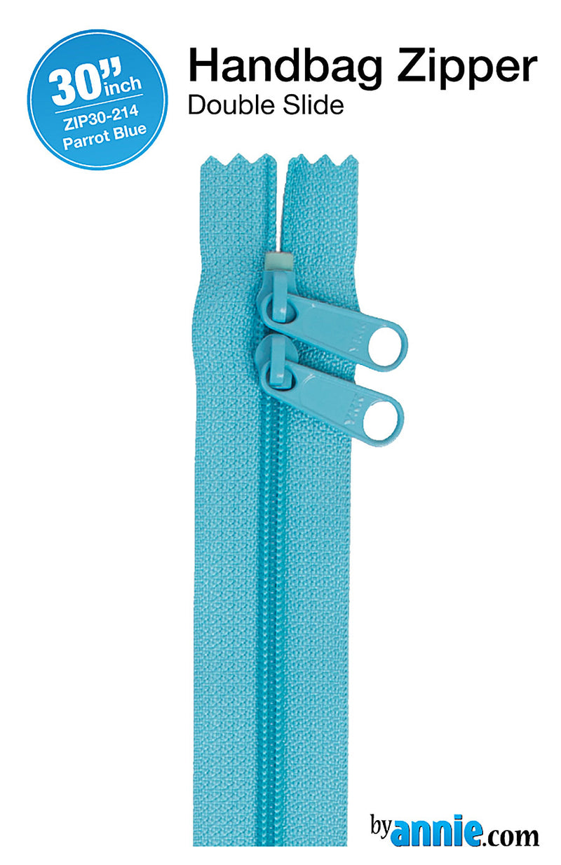 30 Inch Double Slide Nylon Coil Zipper