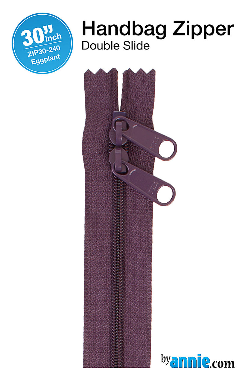 30 Inch Double Slide Nylon Coil Zipper