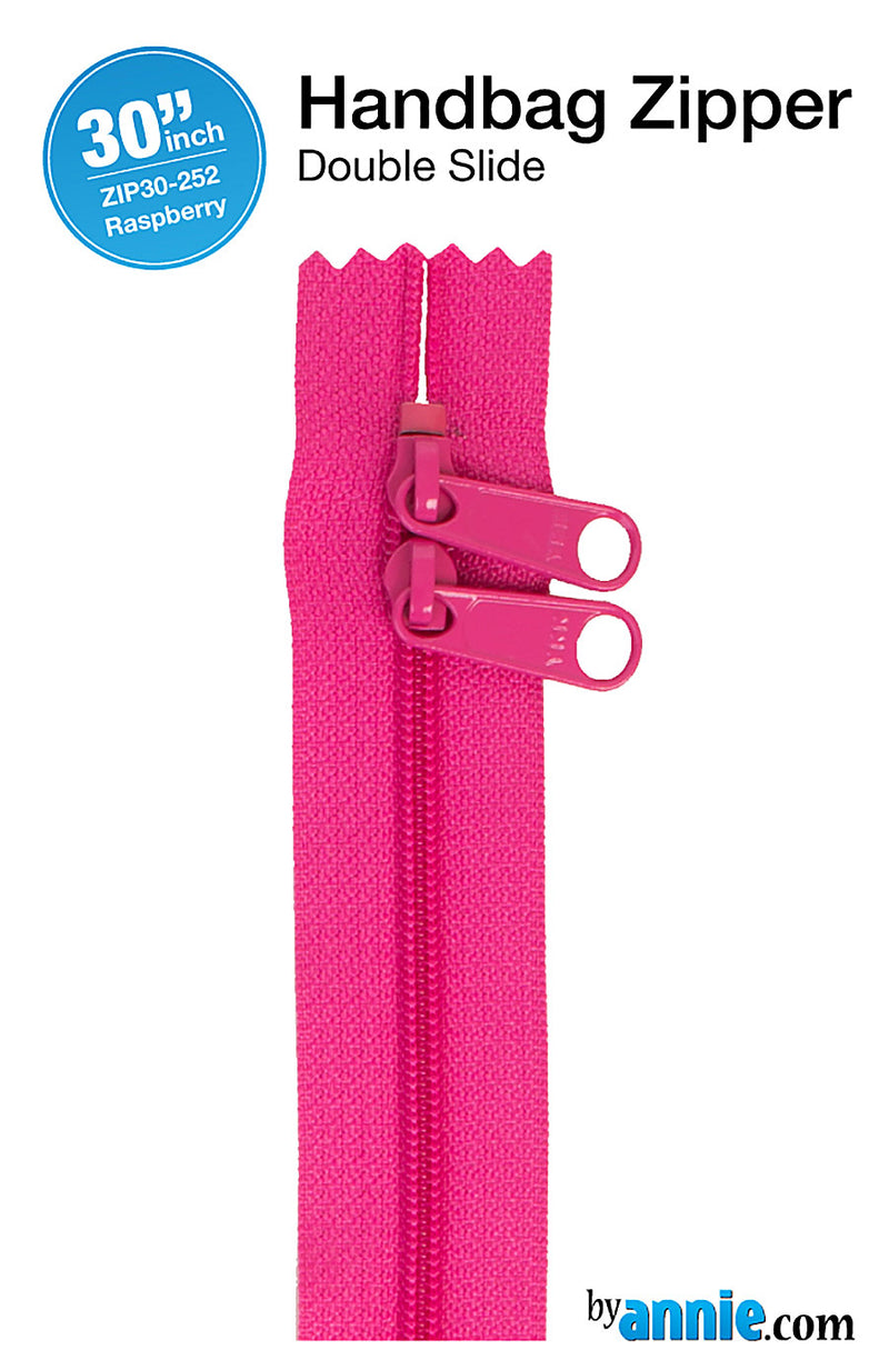 30 Inch Double Slide Nylon Coil Zipper