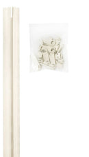 By Annie Zippers by the Yard - White