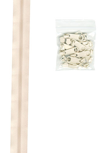 By Annie Zippers by the Yard - Ivory