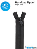 24 Inch Single Slide Nylon Coil Zipper