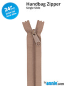 24 Inch Single Slide Nylon Coil Zipper