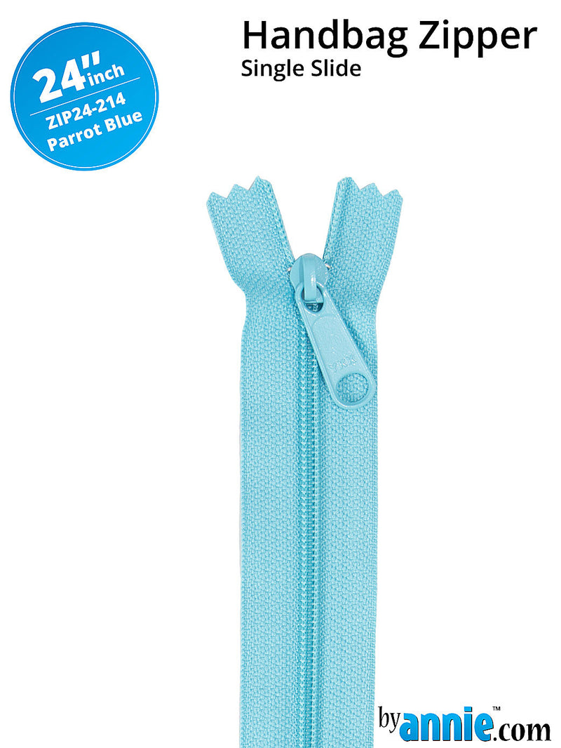 24 Inch Single Slide Nylon Coil Zipper