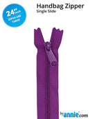 24 Inch Single Slide Nylon Coil Zipper