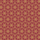 A Festive Medley 13183M-22 Golden Medallion Berry by Jackie Robinson for Benartex