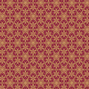 A Festive Medley 13183M-22 Golden Medallion Berry by Jackie Robinson for Benartex