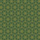 A Festive Medley 13183M-44 Golden Medallion Green by Jackie Robinson for Benartex