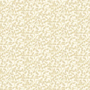 A Festive Medley 2657M-70 Golden Leaf Scroll Natural Gold by Jackie Robinson for Benartex