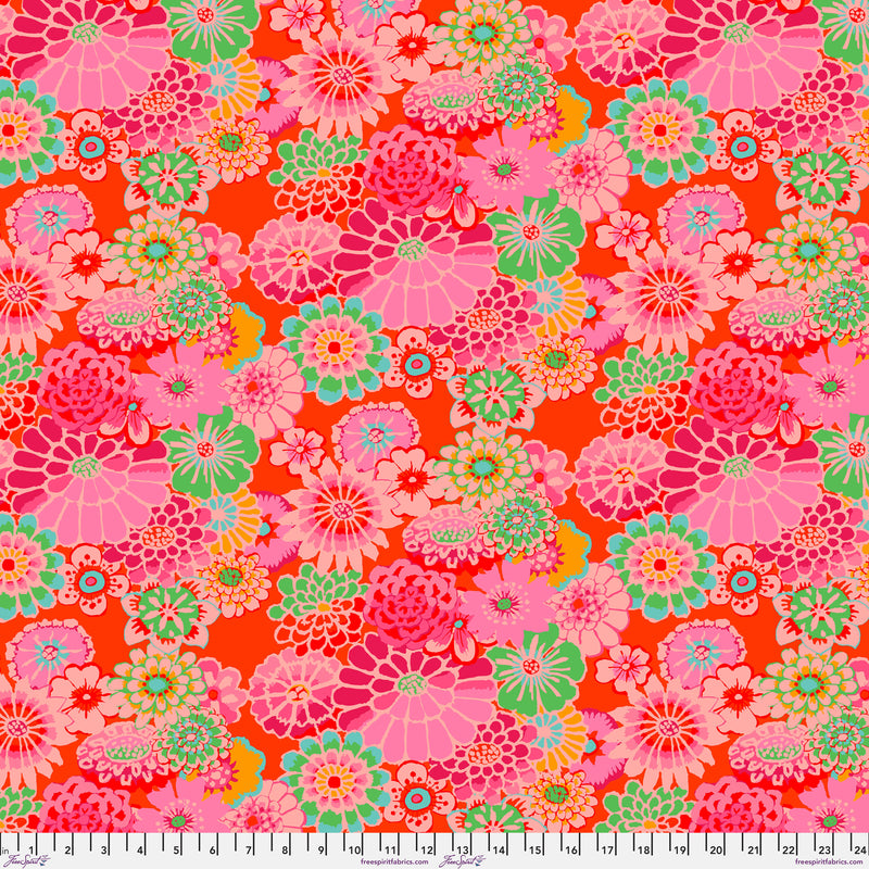 Asian Circles GP89.TOMA Tomato by Kaffe Fassett for Free Spirit