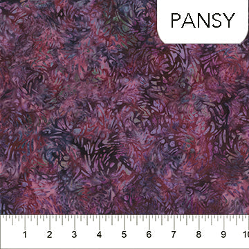 Banyan BFF's Batik 81600-85 Pansy by Banyan Batiks Studio for Banyan Batiks by Northcott