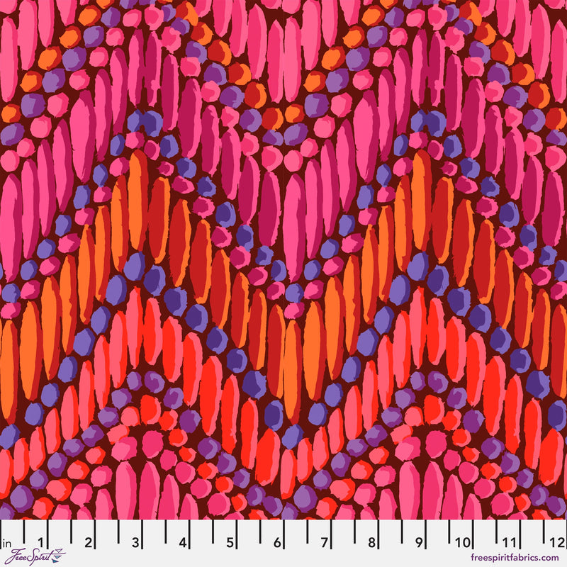 Beaded Curtain PWGP191.RED by Kaffe Fassett for Free Spirit