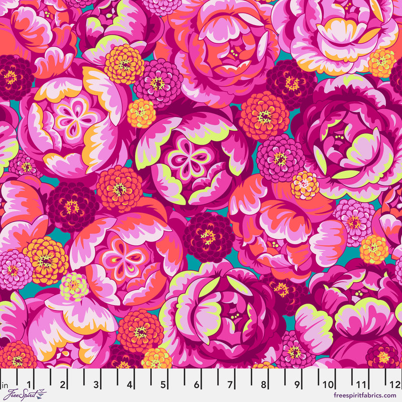 Belle Epoque PWST003.XMAGENTA Bourgeois Bloom by Stacy Peterson for Free Spirit