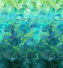Bliss Ombre DP25226-43 Peacock by Northcott