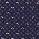 Blue Dahlia R220127 Navy Daisy Ring by Paula Barnes for Marcus Fabrics