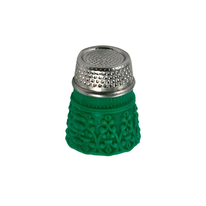 Slip Stop Silicon Thimble with Metal Top - XLarge