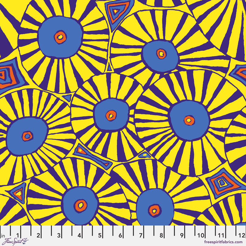 Brollies PWBM083.YELLOW by Brandon Mably for Free Spirit
