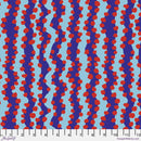 Bubble Stripe PWBM082.BLUE by Brandon Mably for Free Spirit