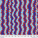 Bubble Stripe PWBM082.BLUE by Brandon Mably for Free Spirit