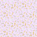 Bunnies for Baby 10211-80 Tossed Bunnies Hyacinth by Patrick Lose for Patrick Lose Fabrics