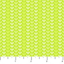 Bunnies for Baby 10213-71 Heart Vine Stripe Green by Patrick Lose for Patrick Lose Fabrics