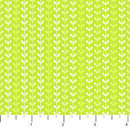 Bunnies for Baby 10213-71 Heart Vine Stripe Green by Patrick Lose for Patrick Lose Fabrics