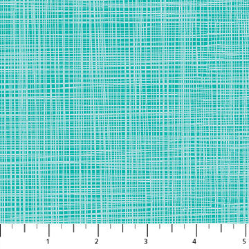 Busy Bunny 10145-61 Lilly's Linen Aqua by Patrick Lose Fabrics