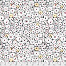 Button Mosaic PWGP182.WHITE by Kaffe Fassett for Free Spirit