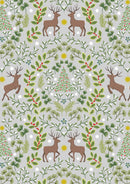 Noel C64.1 noel on lightest grey with gold metallic Lewis & Irene