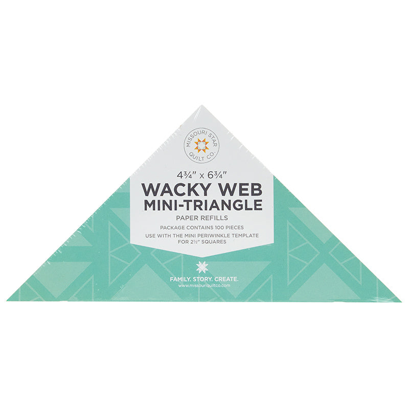 Missouri Star Wacky Web Paper Piecing Triangles - Mini