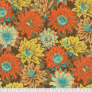 Cactus Flower PWPJ096.BROWN - Fat Quarter