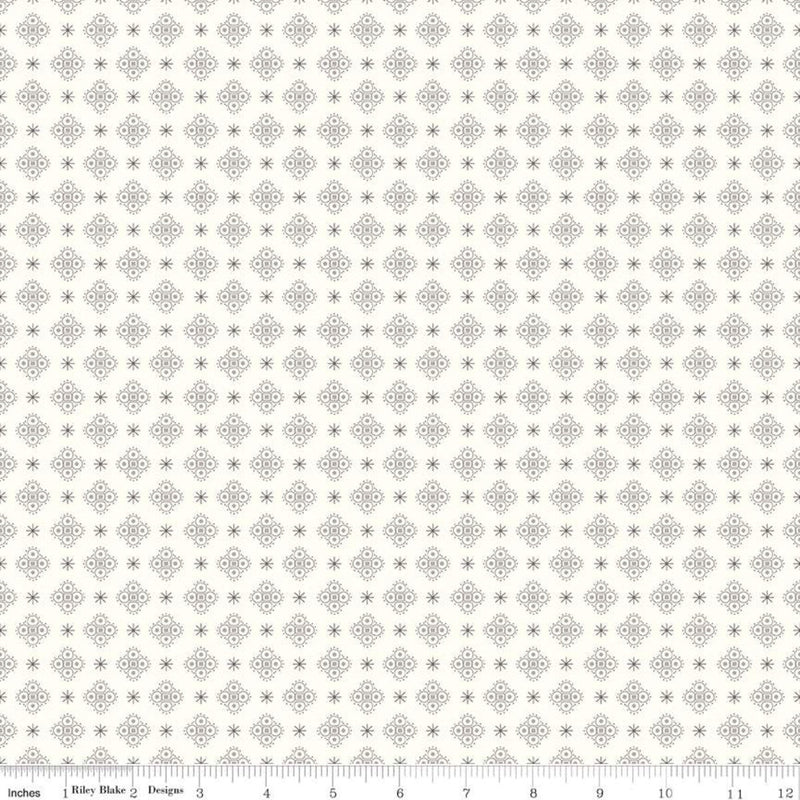 Calico C12859-MILKCAN Starshine on Cloud by Lori Holt for Riley Blake Designs
