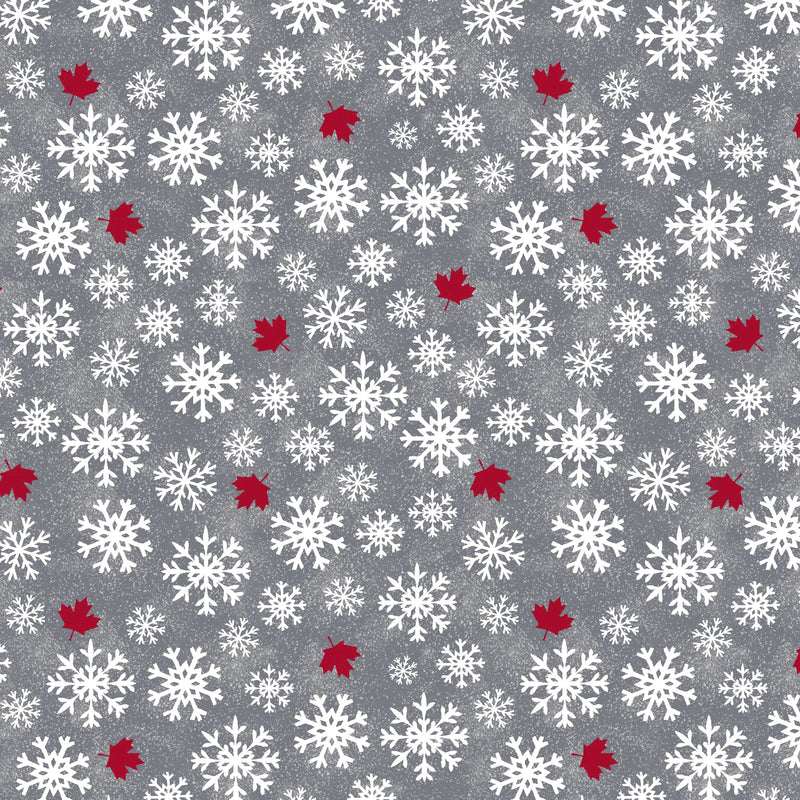 Canadian Christmas 2 52761D-1 Grey Windham Fabrics
