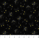 Candelabra 24770-99 Eyes Black by Cerrito Creek Studio for Northcott