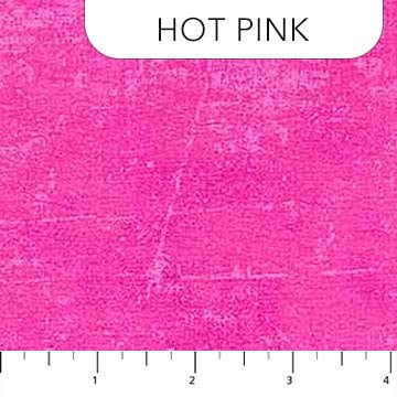 Canvas 9030-28 Hot Pink by Deborah Edwards for Northcott