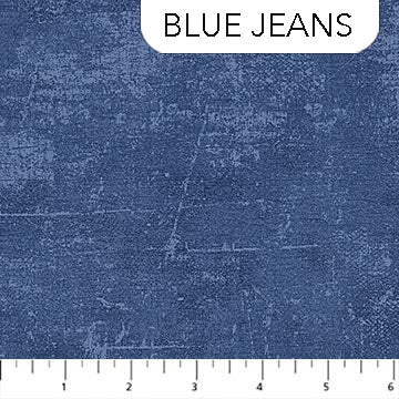 Canvas 9030-43 Blue Jeans by Deborah Edwards for Northcott