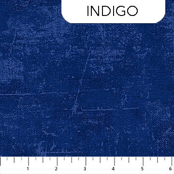 Canvas 9030-48 Indigo by Deborah Edwards for Northcott