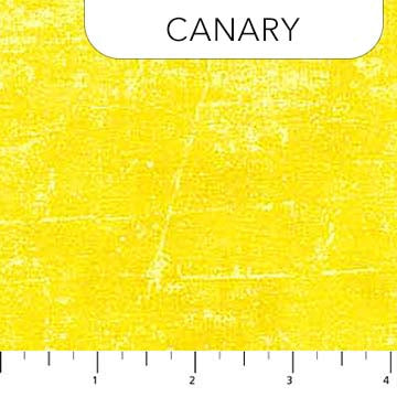 Canvas 9030-50 Canary by Deborah Edwards for Northcott