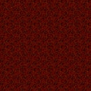 Charm Holiday 9606M-86 Holiday Scroll Wine by By Charming Prints for Benartex