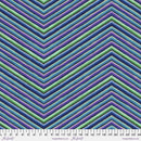 Chevron Stripe PWGP090.BLUE by Kaffe Fassett for Free Spirit