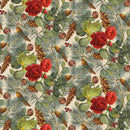 Christmas Magic 13119-70 Botanical Magic Cream by Kelly Rae Roberts for Benartex